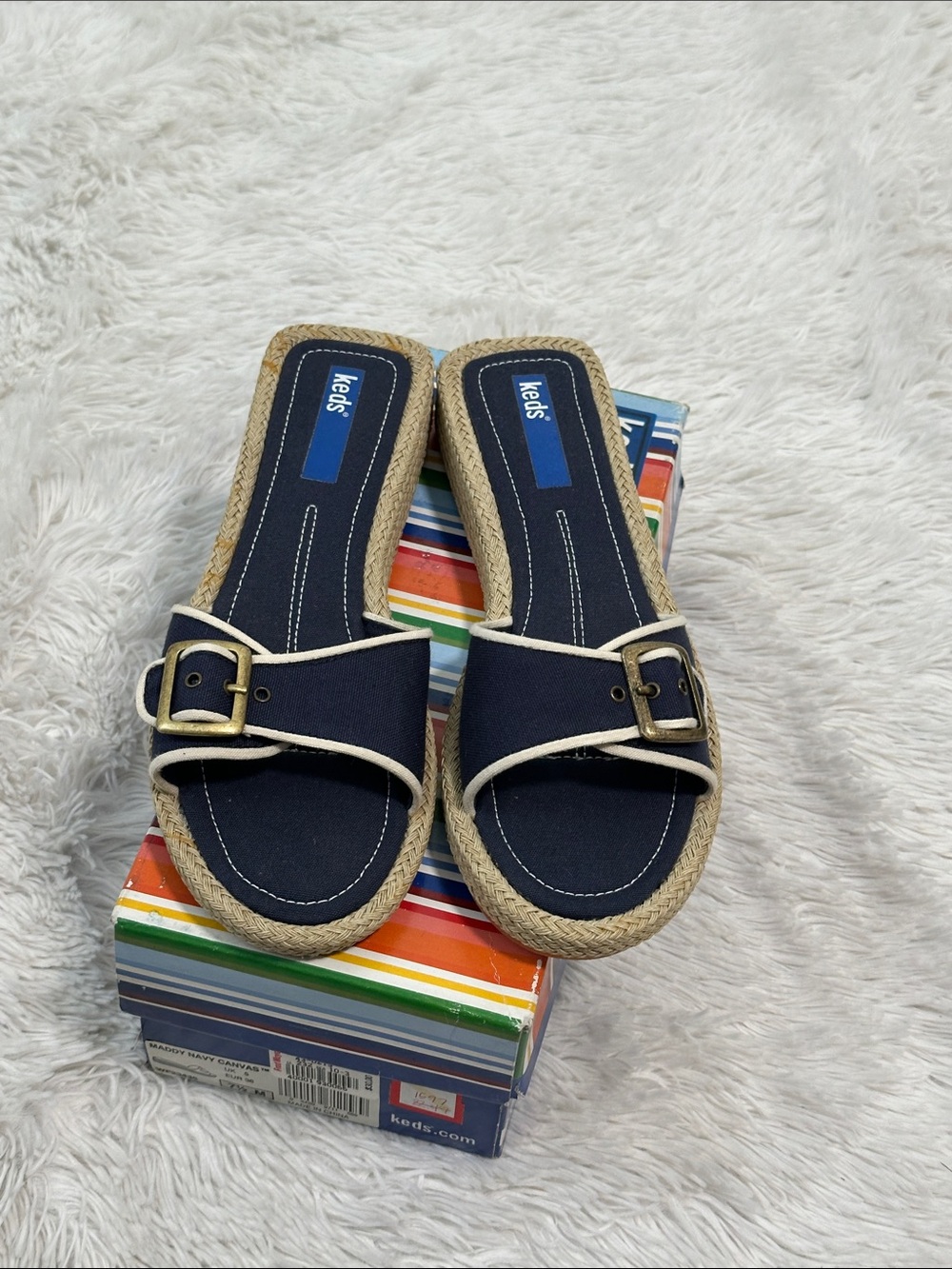 🥕 NWT KEDS Maddy Canvas Sandal